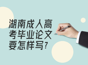 湖南成考 湖南成考毕业论文